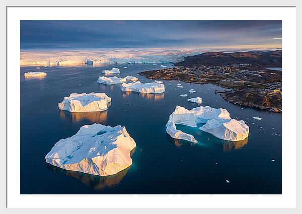 Disko Bay From Above