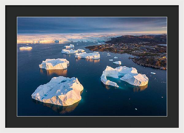 Disko Bay From Above