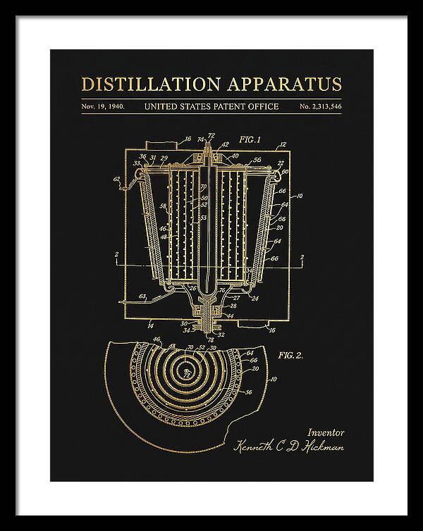 Distillation Apparatus Gold Patent Us2313546