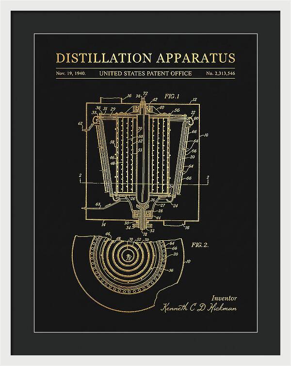 Distillation Apparatus Gold Patent Us2313546