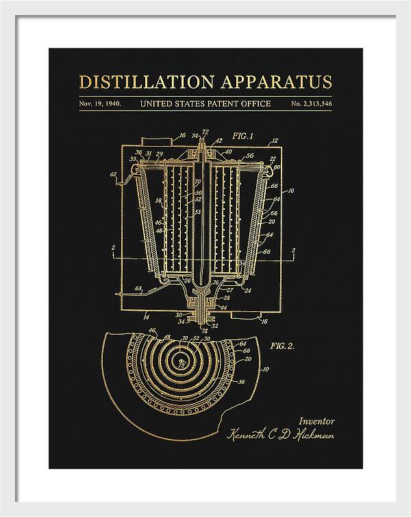 Distillation Apparatus Gold Patent Us2313546