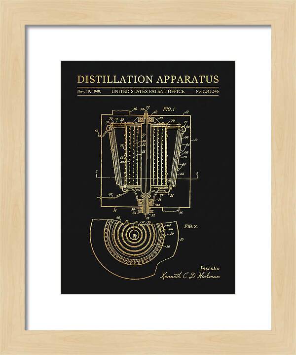Distillation Apparatus Gold Patent Us2313546