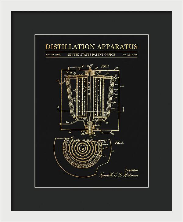 Distillation Apparatus Gold Patent Us2313546