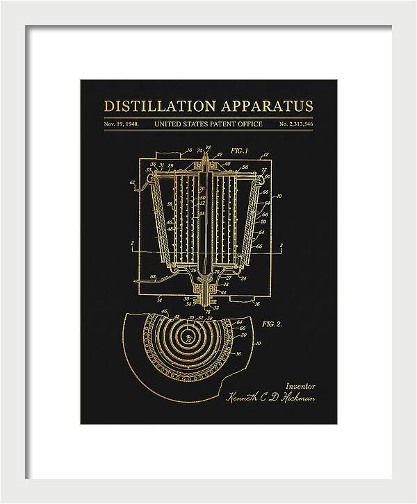 Distillation Apparatus Gold Patent Us2313546