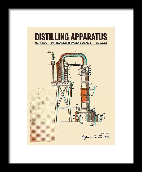 Distilling Apparatus Retro Patent Us898861