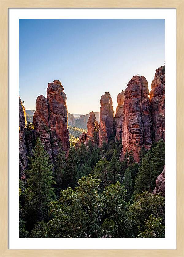Distinctive Red Sandstone Formations