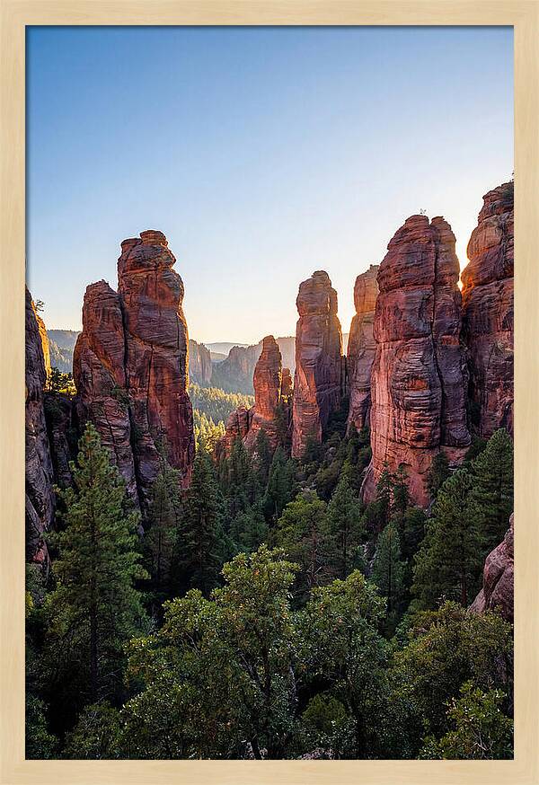 Distinctive Red Sandstone Formations