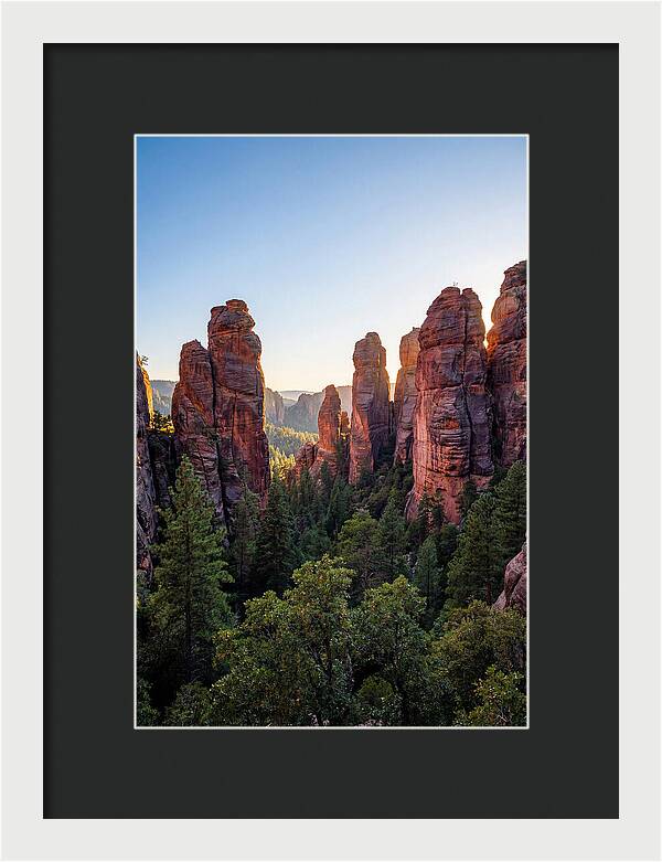 Distinctive Red Sandstone Formations