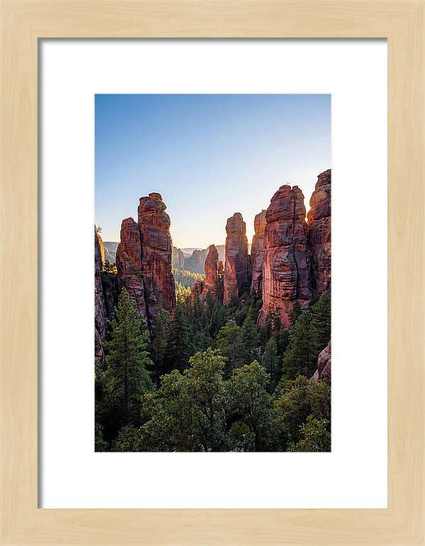 Distinctive Red Sandstone Formations