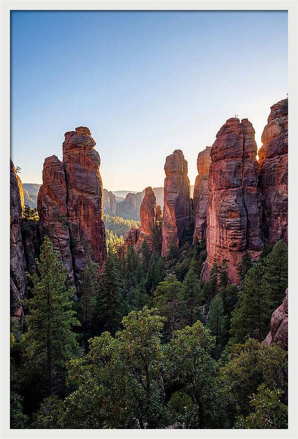 Distinctive Red Sandstone Formations