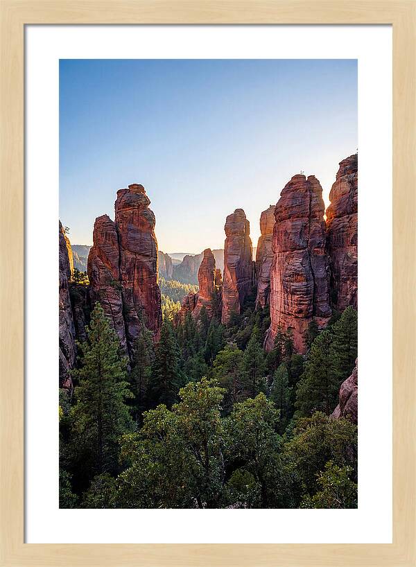 Distinctive Red Sandstone Formations