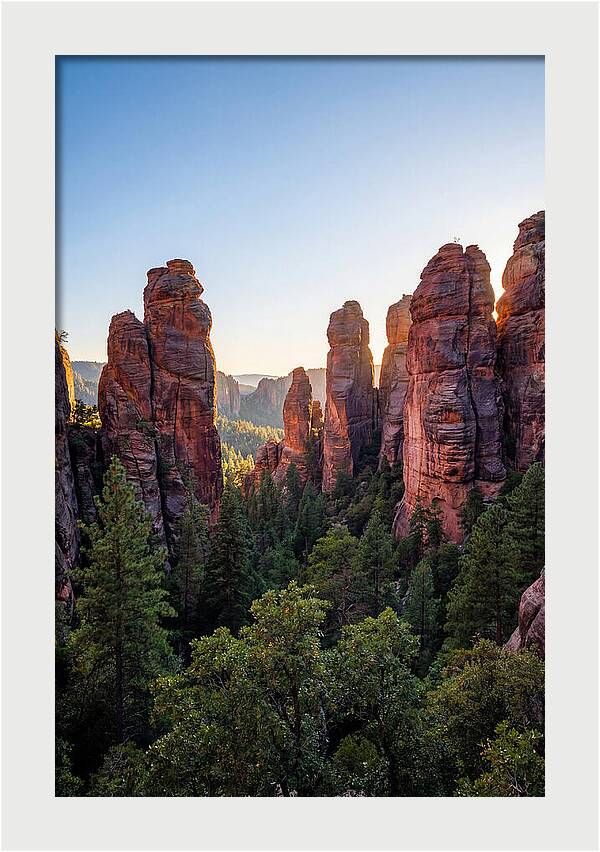 Distinctive Red Sandstone Formations
