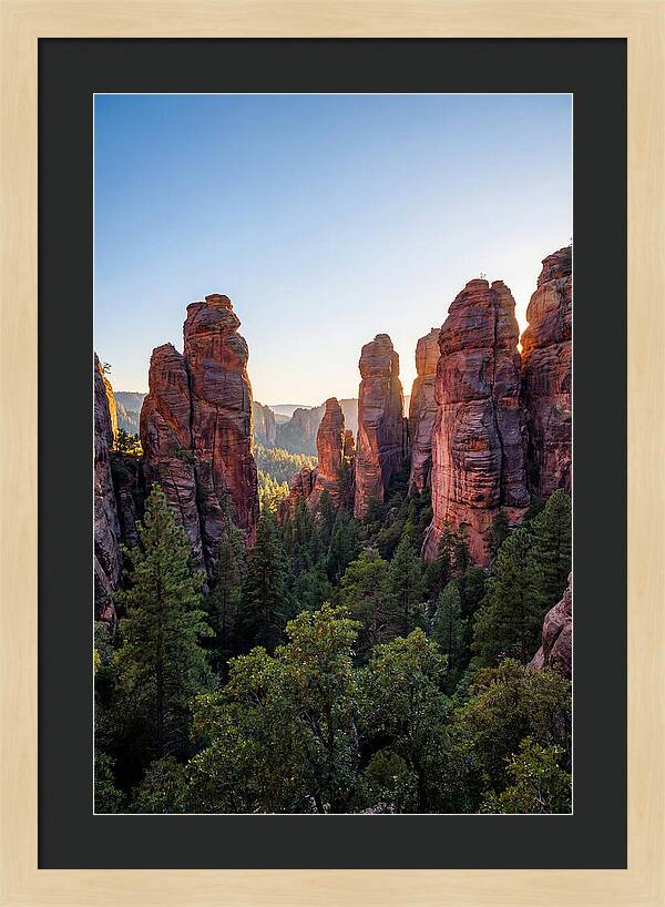 Distinctive Red Sandstone Formations