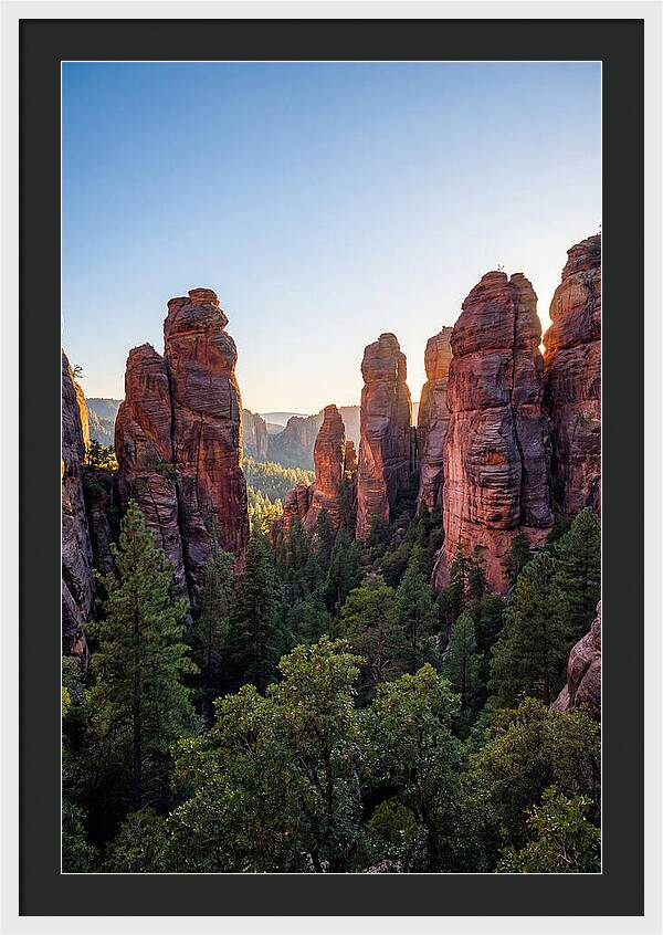 Distinctive Red Sandstone Formations