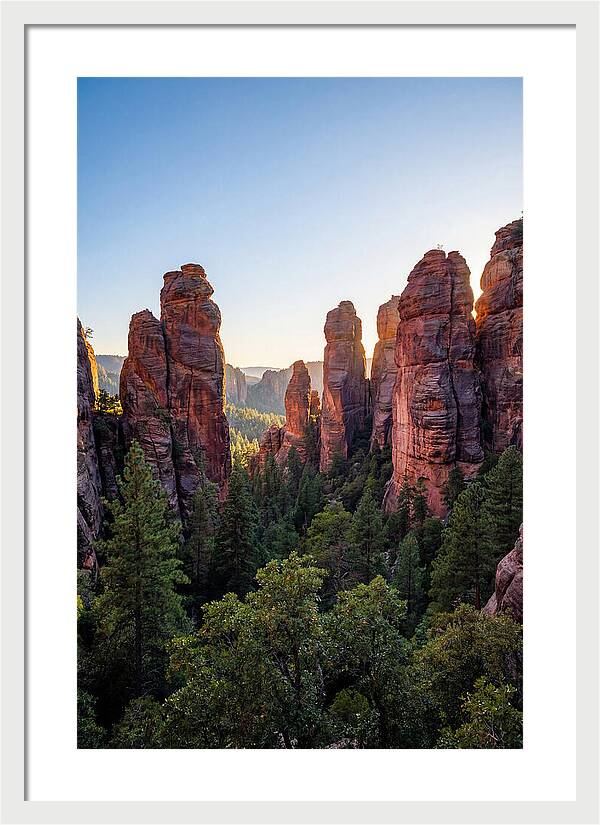 Distinctive Red Sandstone Formations