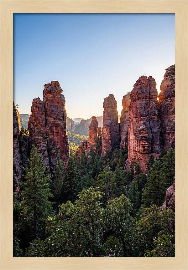 Distinctive Red Sandstone Formations