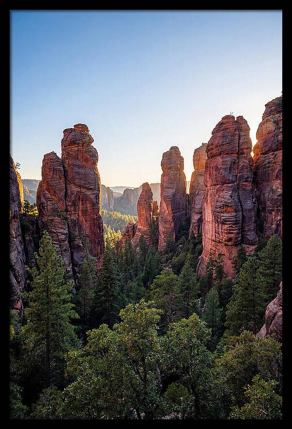 Distinctive Red Sandstone Formations