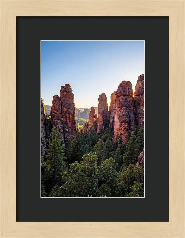 Distinctive Red Sandstone Formations