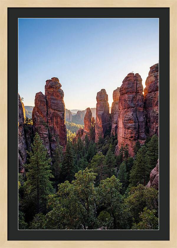 Distinctive Red Sandstone Formations