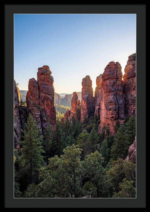 Distinctive Red Sandstone Formations