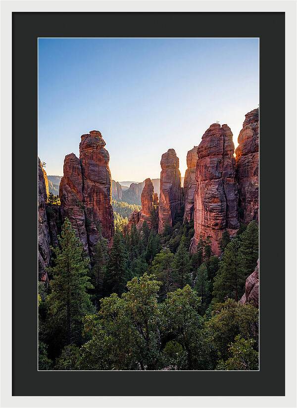 Distinctive Red Sandstone Formations