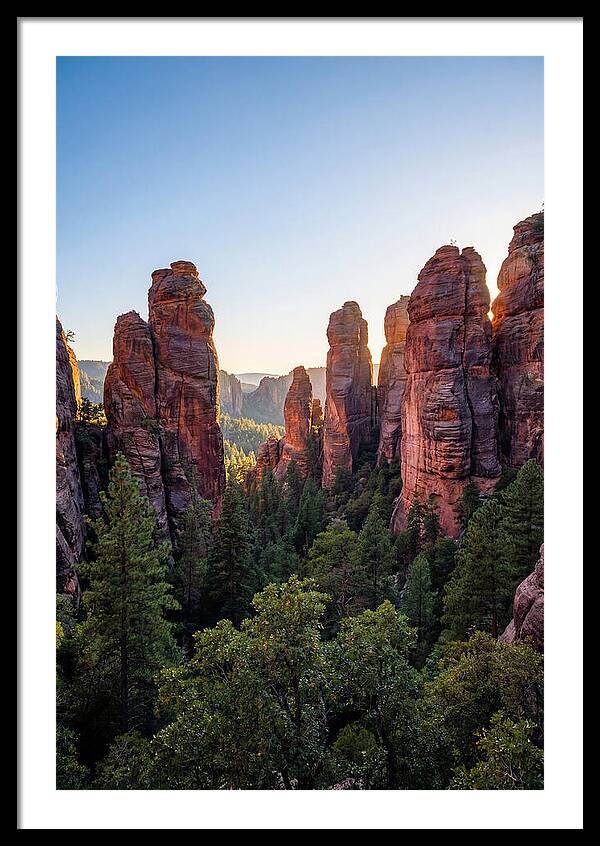 Distinctive Red Sandstone Formations