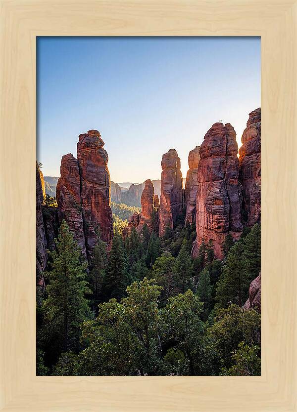 Distinctive Red Sandstone Formations