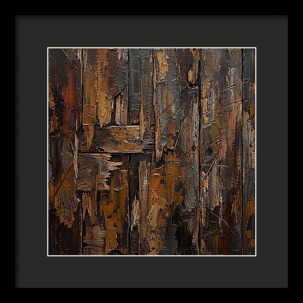 Distressed Wood Expressionism