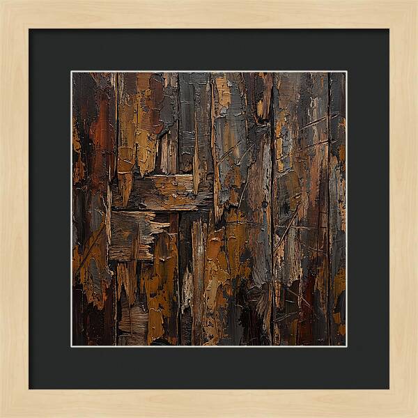 Distressed Wood Expressionism