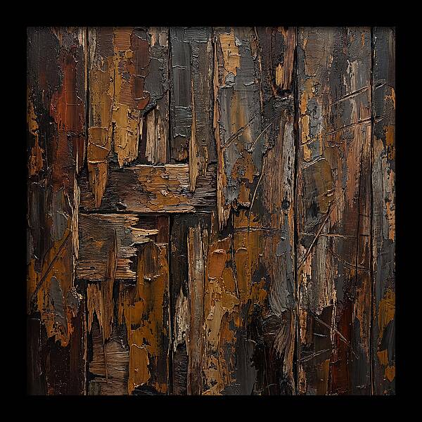Distressed Wood Expressionism