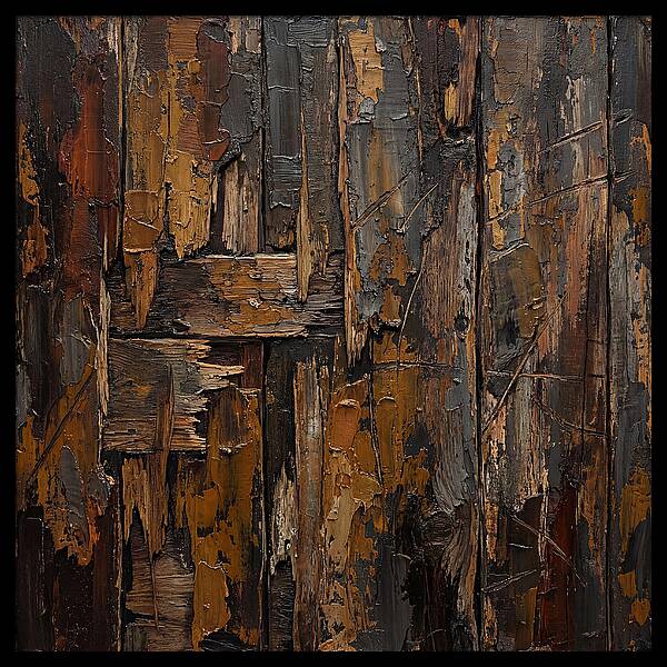 Distressed Wood Expressionism