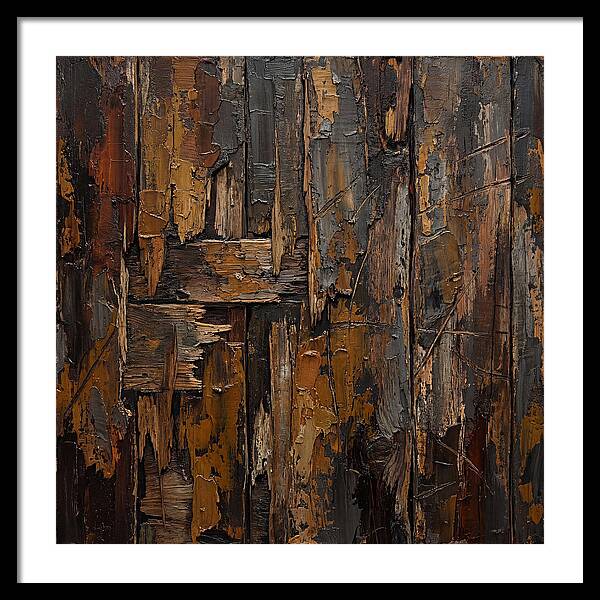 Distressed Wood Expressionism