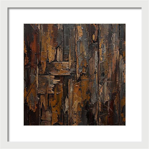 Distressed Wood Expressionism