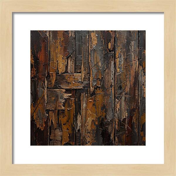 Distressed Wood Expressionism