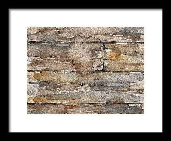Distressed Wood Watercolor