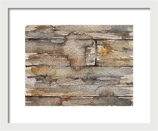 Distressed Wood Watercolor