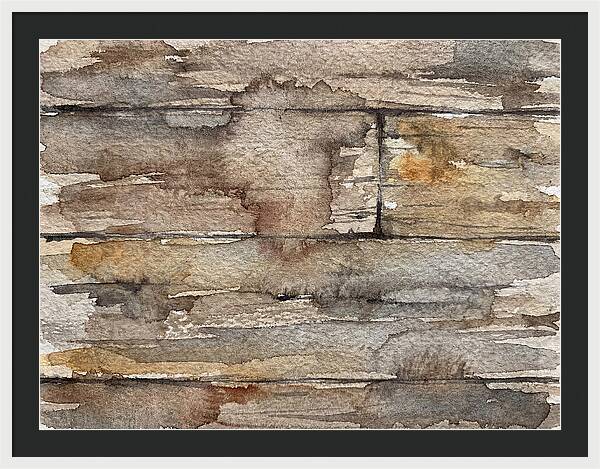 Distressed Wood Watercolor
