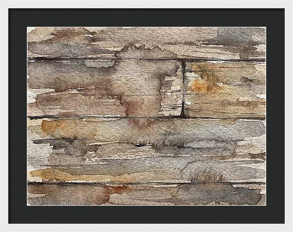 Distressed Wood Watercolor