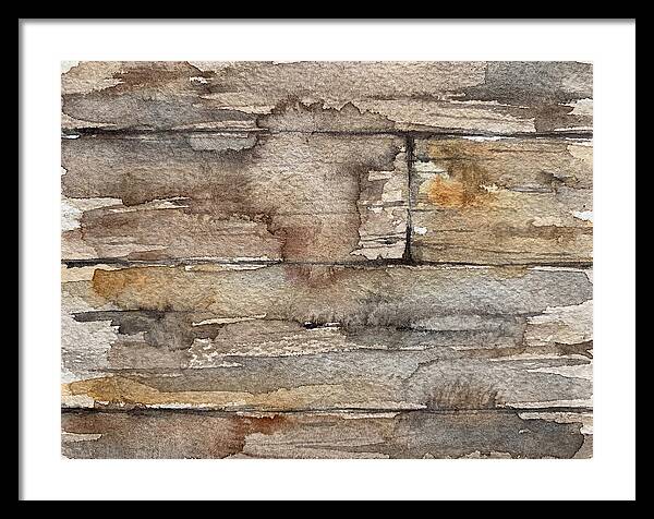 Distressed Wood Watercolor
