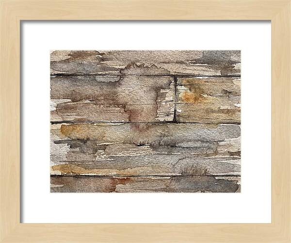 Distressed Wood Watercolor