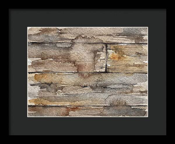Distressed Wood Watercolor