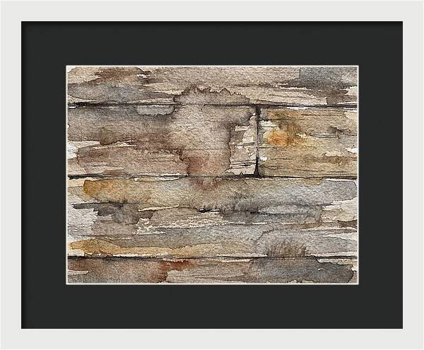 Distressed Wood Watercolor
