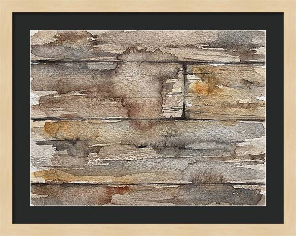 Distressed Wood Watercolor