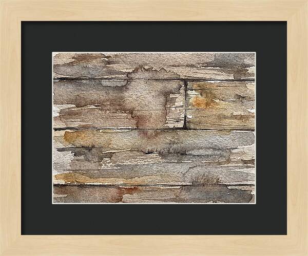 Distressed Wood Watercolor