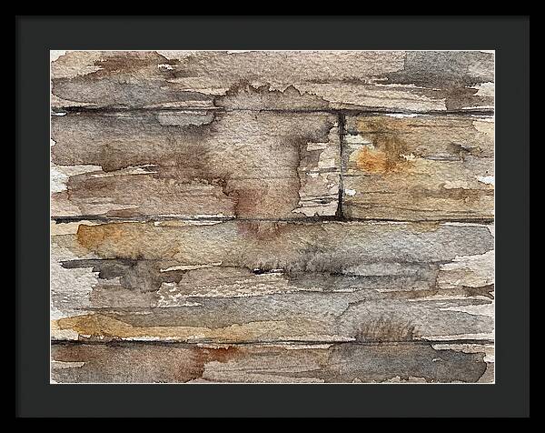 Distressed Wood Watercolor
