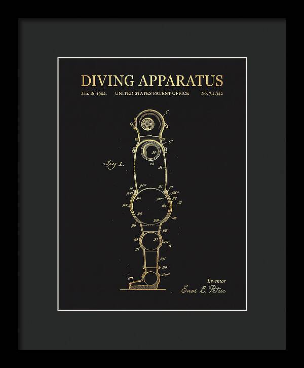 Diving Apparatus Atmospheric Diving Suit Gold Patent Us711342