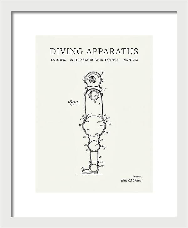 Diving Apparatus Atmospheric Diving Suit Minimalist Patent Us711342