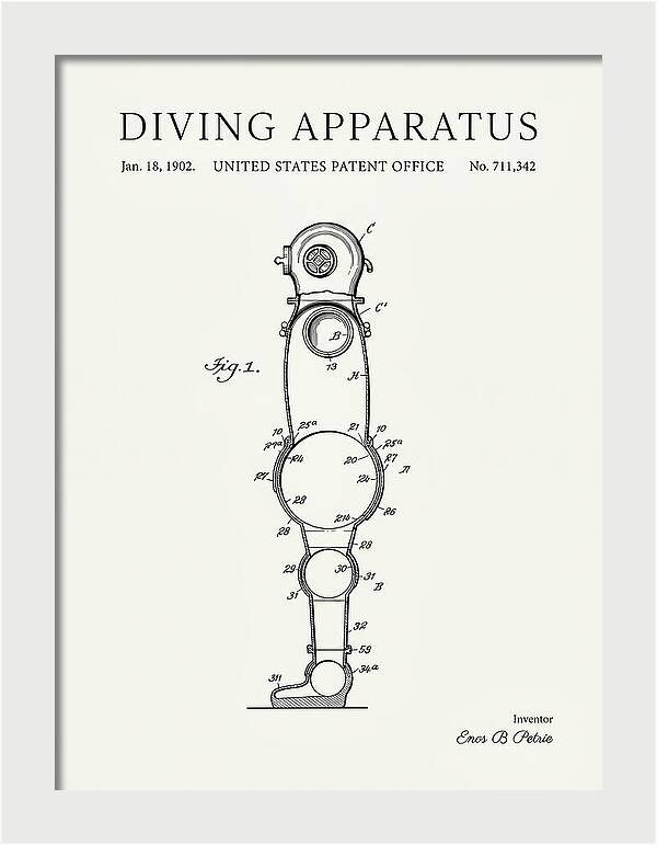 Diving Apparatus Atmospheric Diving Suit Minimalist Patent Us711342