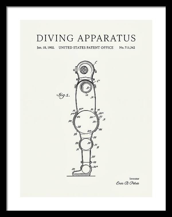 Diving Apparatus Atmospheric Diving Suit Minimalist Patent Us711342