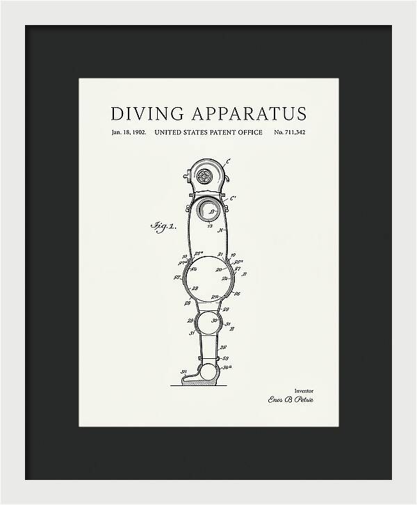 Diving Apparatus Atmospheric Diving Suit Minimalist Patent Us711342